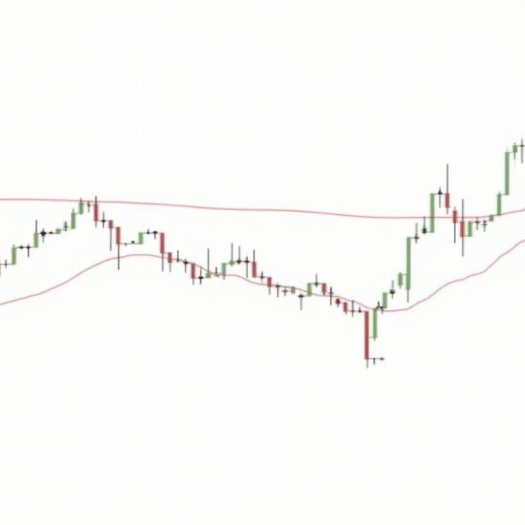 Minh hoa tin hieu bop nen squeeze va bung nen expansion cua Bollinger Bands tren do thi gia chung khoan