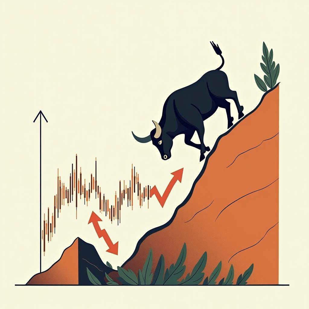 Minh họa khái niệm bull trap là gì và hậu quả khiến nhà đầu tư bị kẹt lại