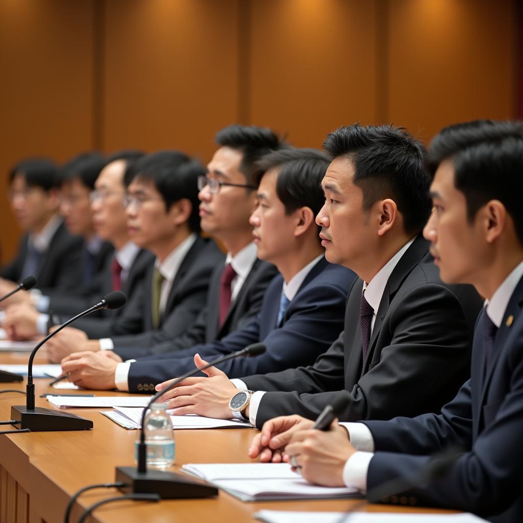 Hinh anh co dong tham du dai hoi dong co dong tai Viet Nam, thuc hien quyen bieu quyet