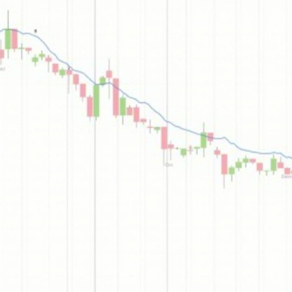 Minh họa đường EMA đóng vai trò hỗ trợ hoặc kháng cự động trên đồ thị giá cổ phiếu