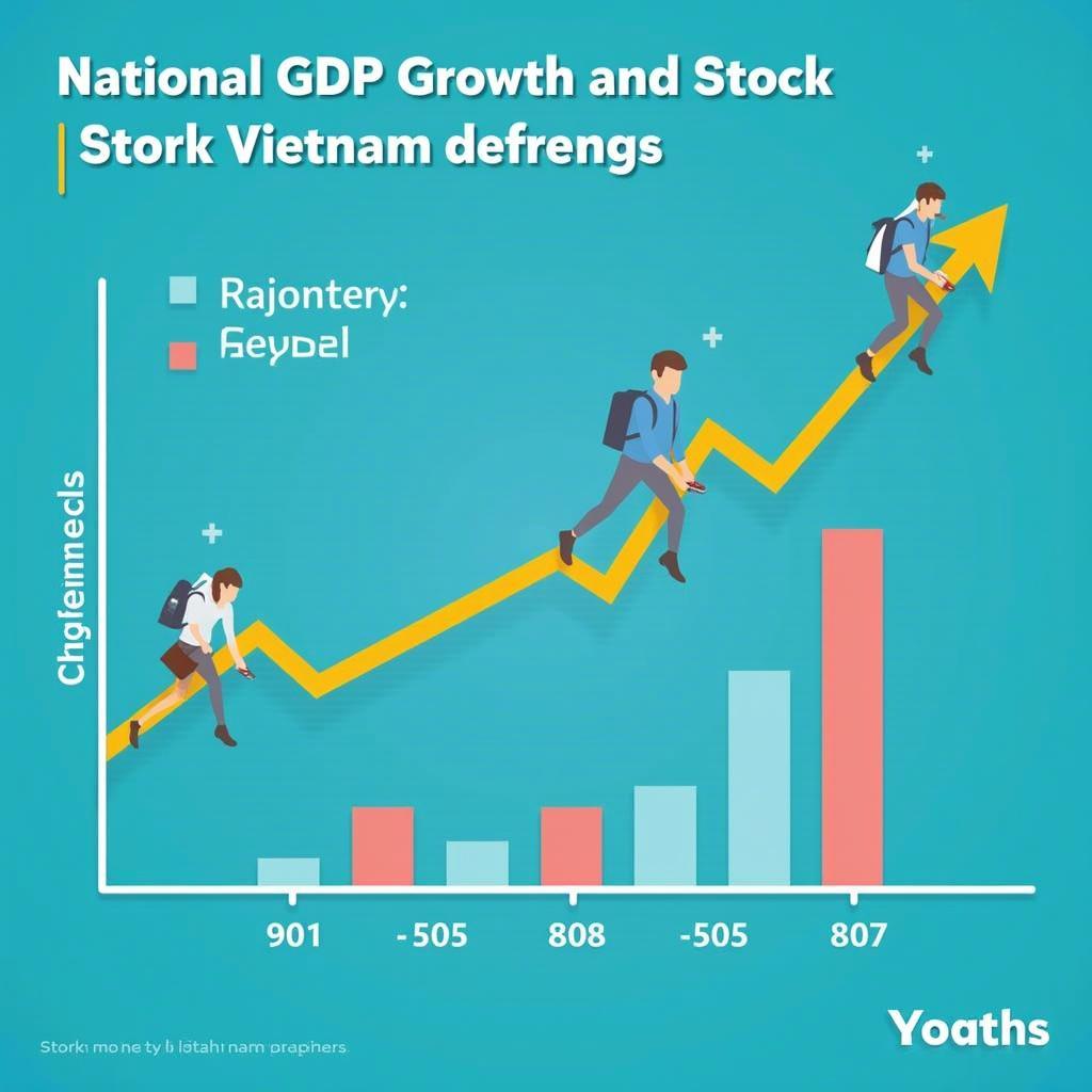 Mối liên hệ giữa sự tăng trưởng GDP của nền kinh tế Việt Nam và diễn biến của thị trường chứng khoán theo thời gian