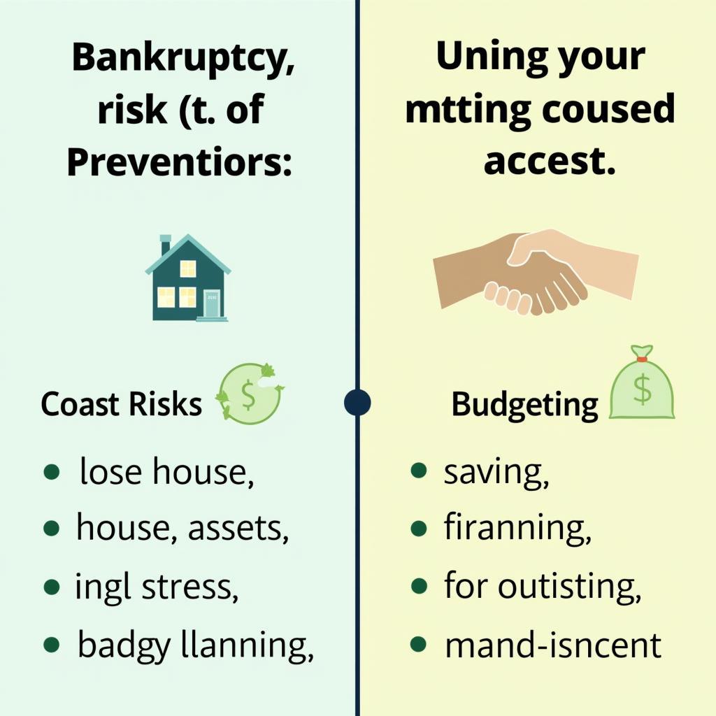 Hình ảnh mô tả hậu quả vỡ nợ và các biện pháp quản lý tài chính cá nhân hiệu quả để phòng tránh