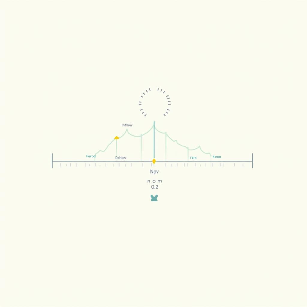 IRR là gì? Minh họa dòng tiền và điểm hòa vốn NPV bằng 0.