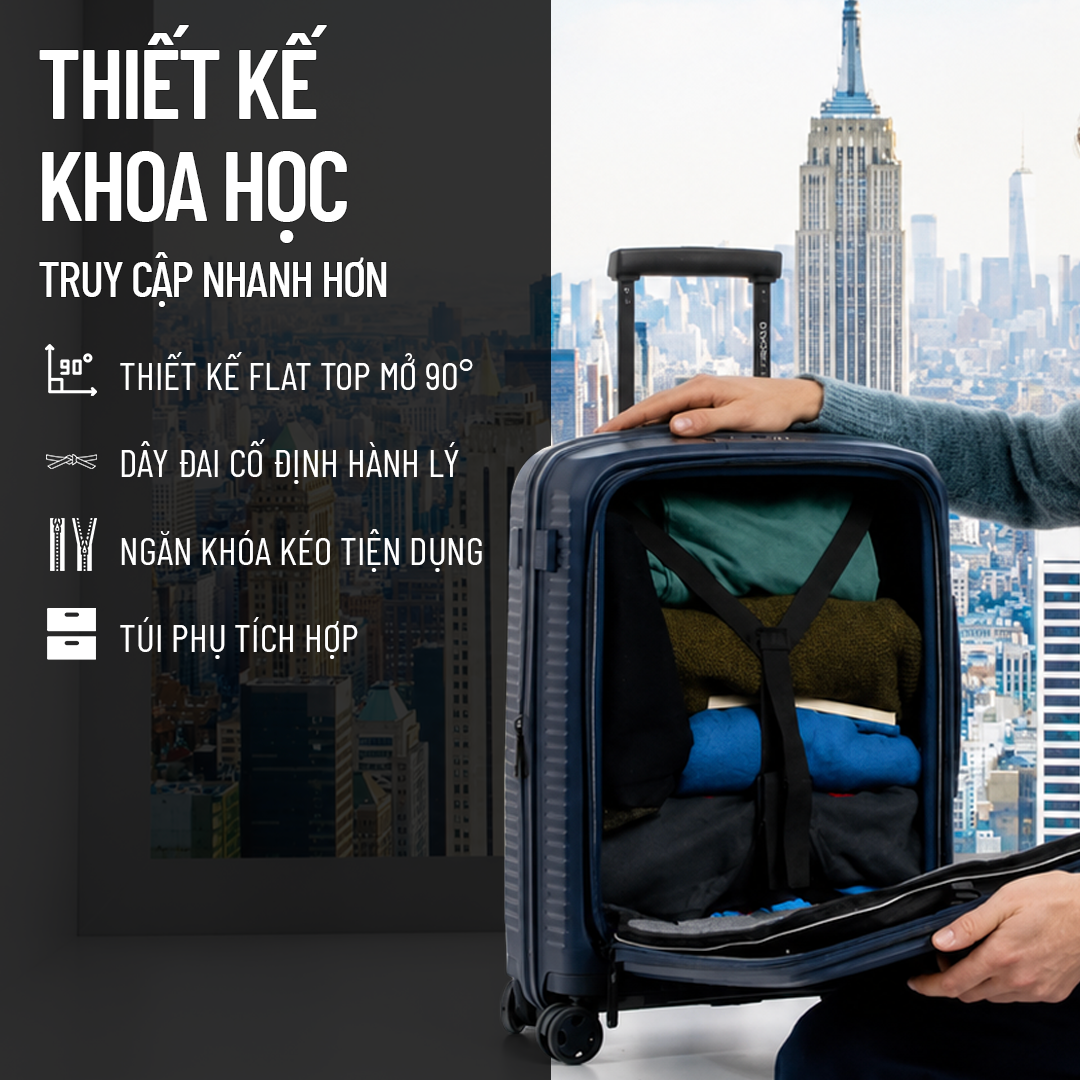 Thiết kế khoa học, tiện lợi của Roncato Arcade DLX